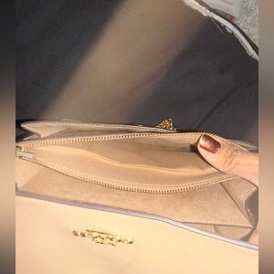 Coach cross body women bag beige